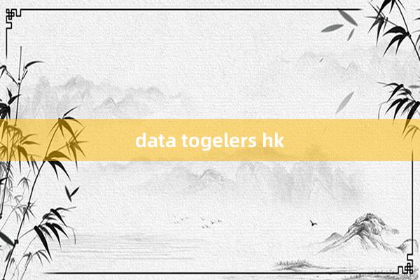 data togelers hk