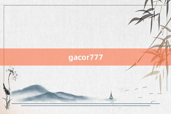 gacor777