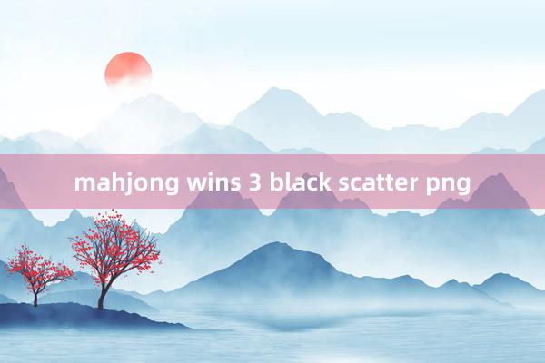 mahjong wins 3 black scatter png